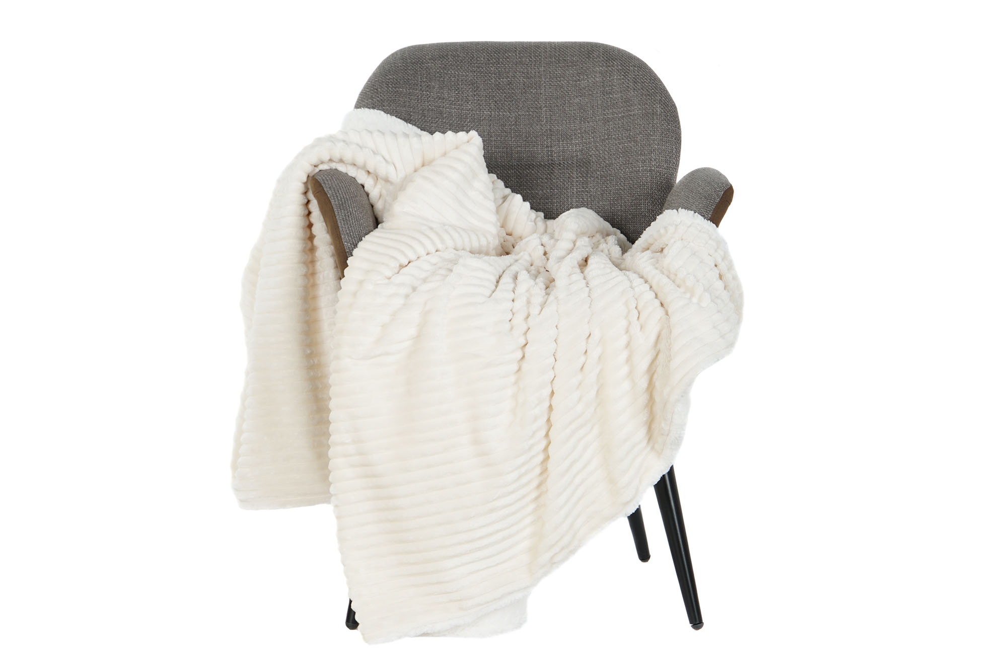 manta poliester borrequito blanco 260gsm 130x170cm - Imagen 5