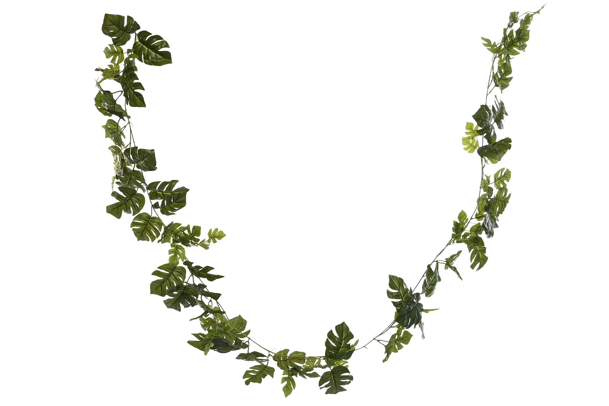 planta artificial monstera guirnalda 25x25x250cm