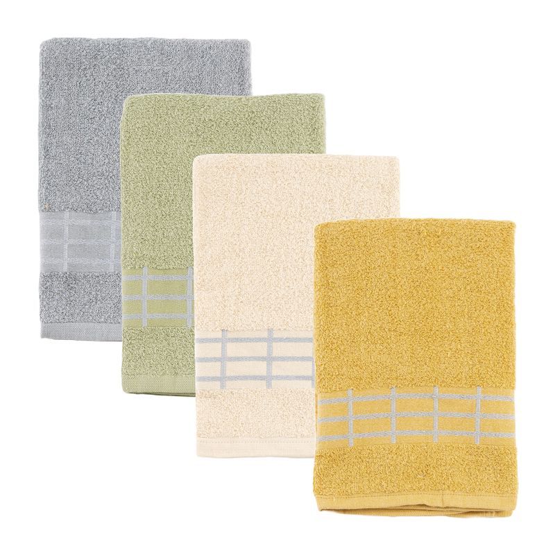 pack de 4 paños de cocina algodon 50x50cm