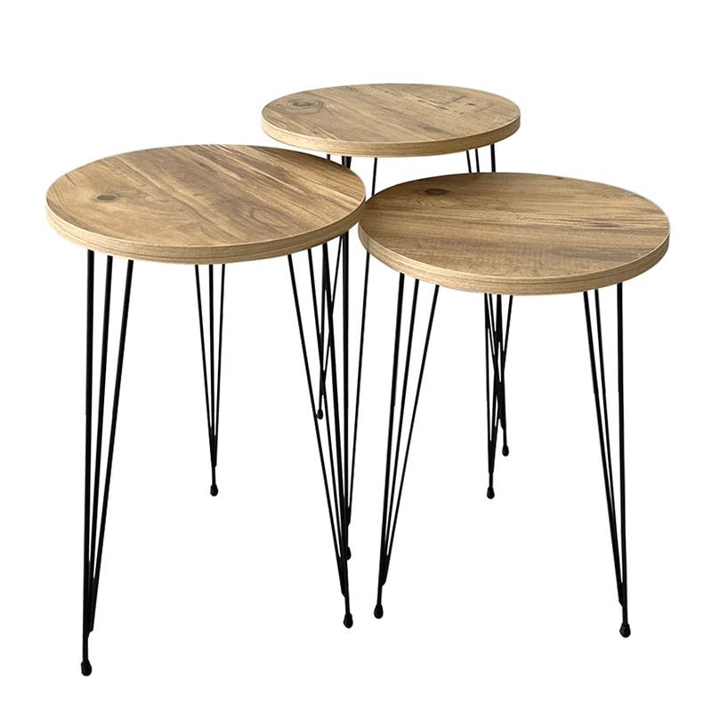 pack de 3 mesa auxiliar