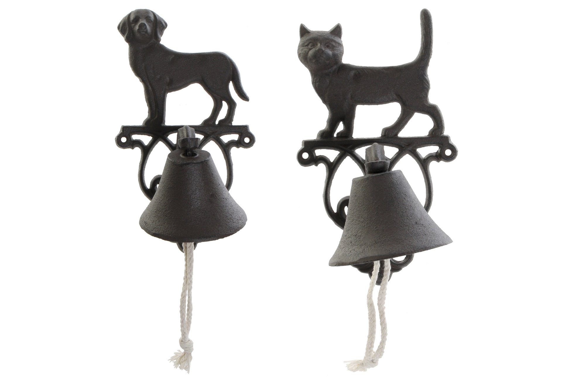 campana hierro colado perro i gato 14x15x24cm