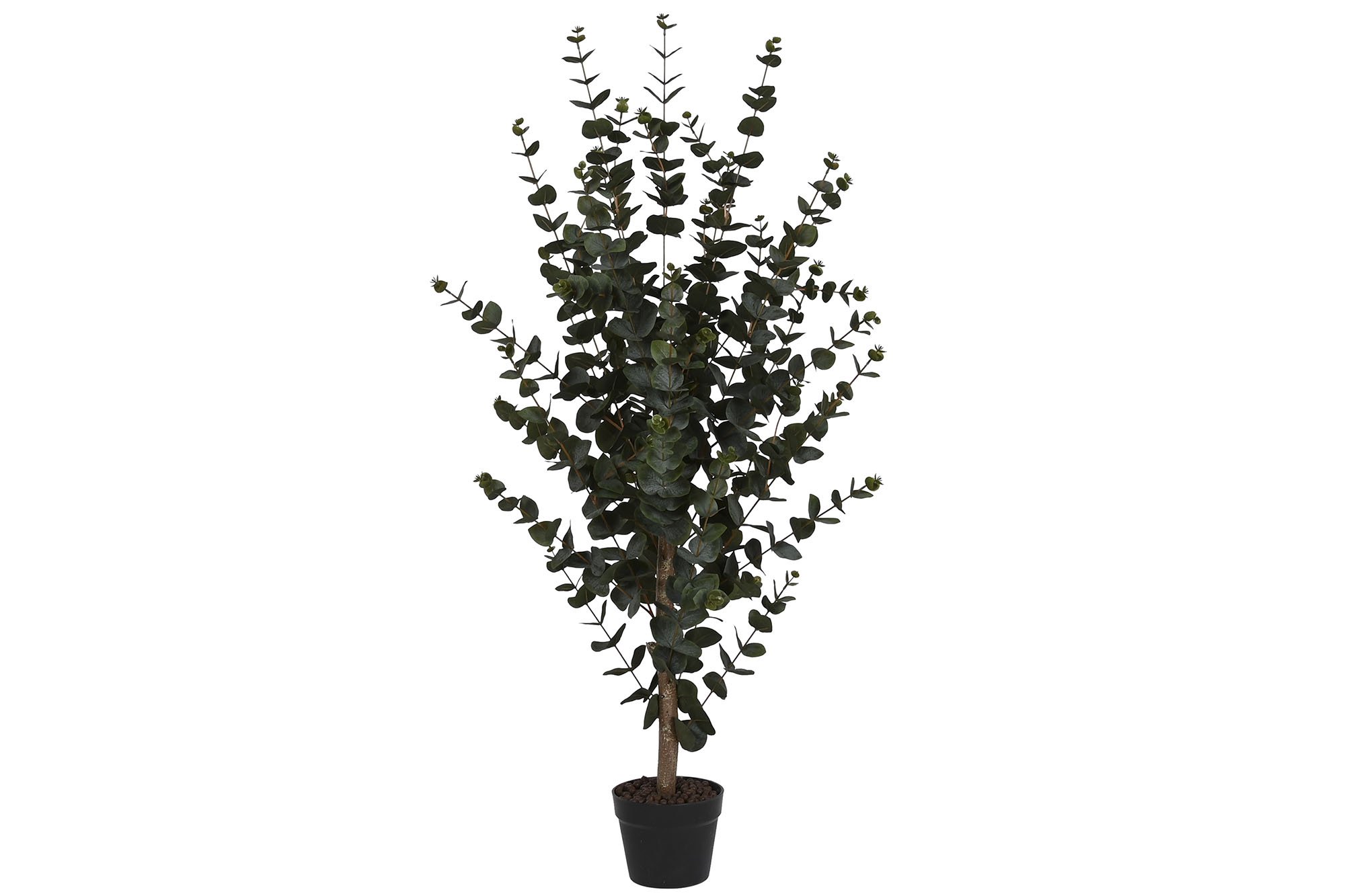 planta artificial eucalipto verde 60x60x120cm