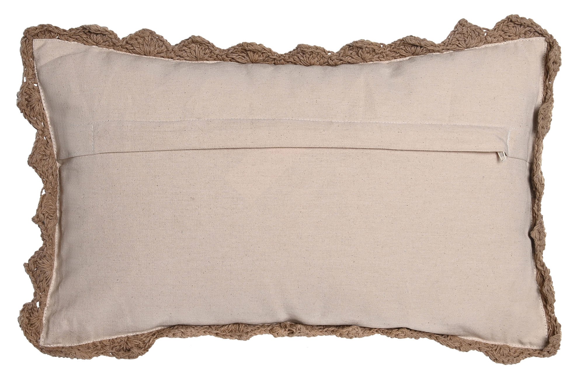 cojin yute macrame 50x30x15cm 700gr - Imagen 2
