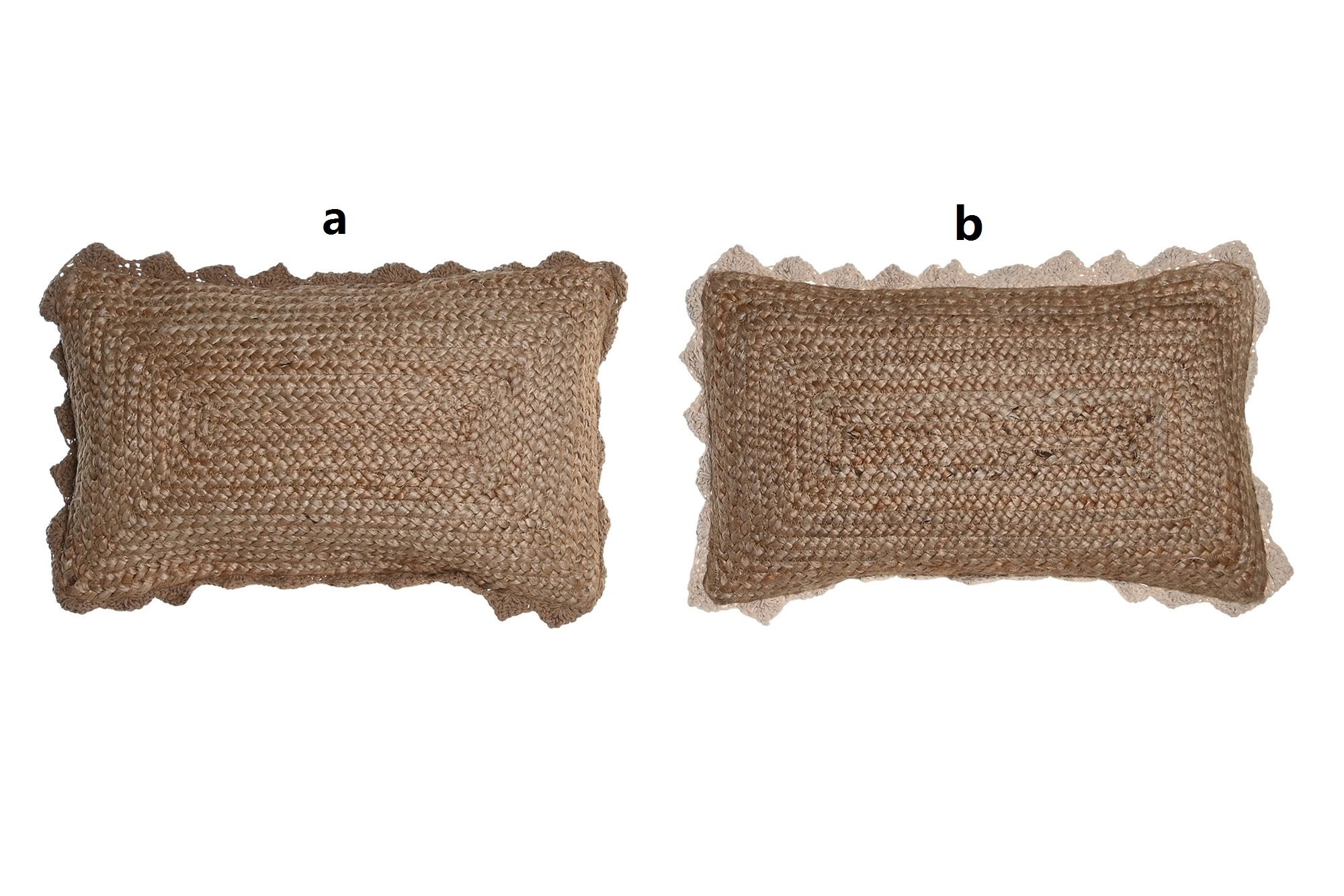 cojin yute macrame 50x30x15cm 700gr