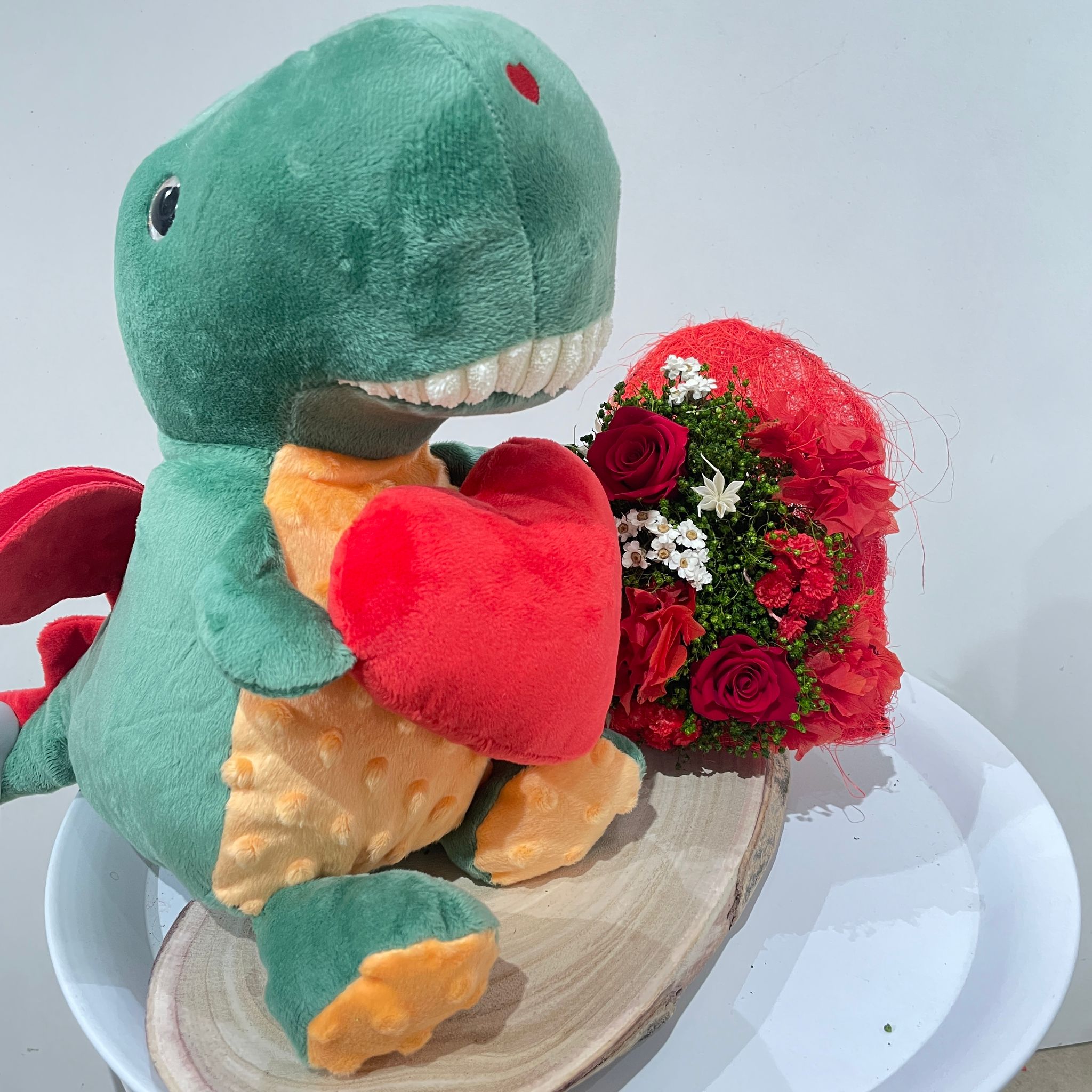 peluche dragon de sant jordi 14x20x25 cm