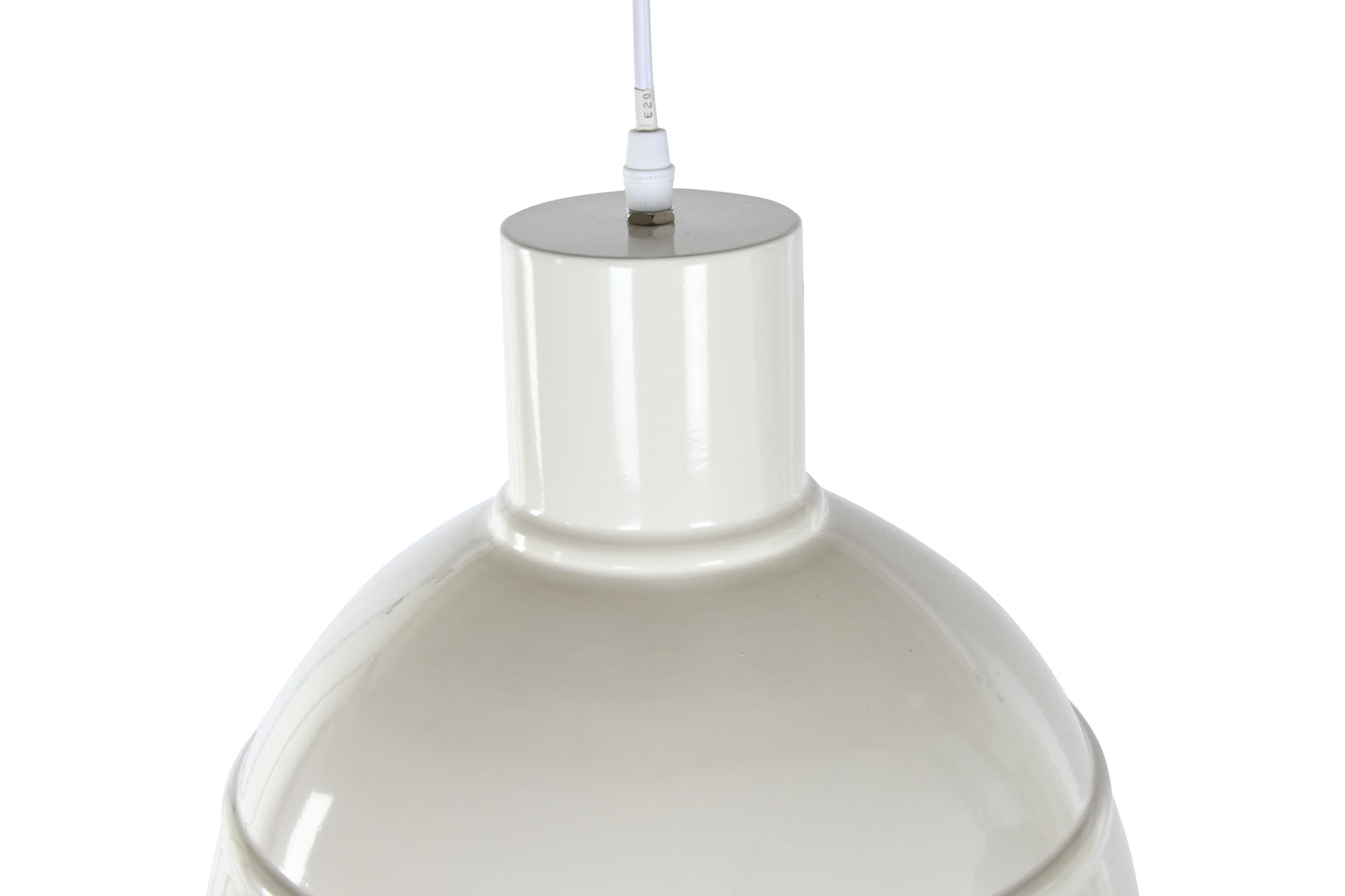 lampara de techo metal blanco 32.5x32.5x30cm - Imagen 4