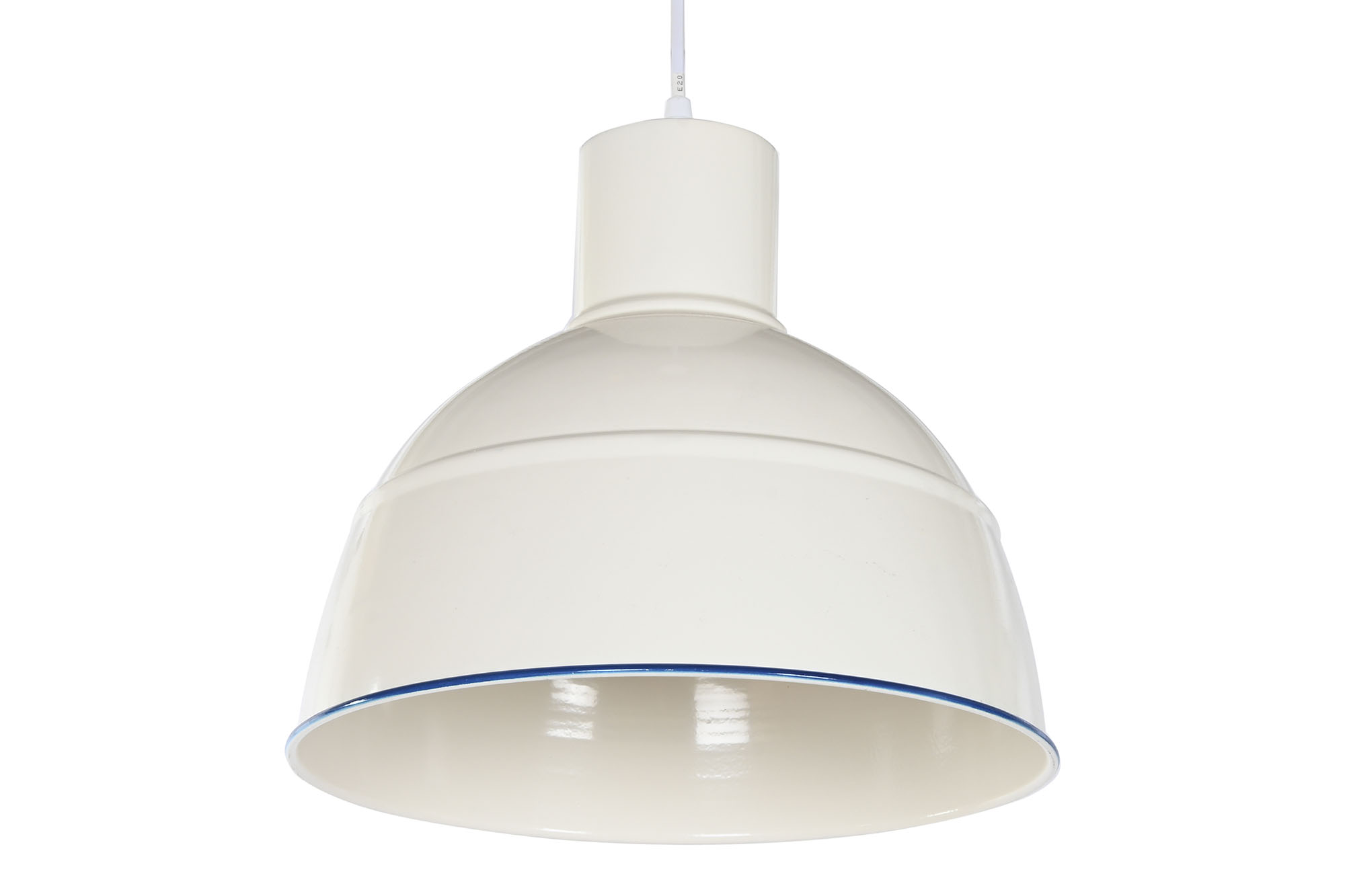 lampara de techo metal blanco 32.5x32.5x30cm - Imagen 3