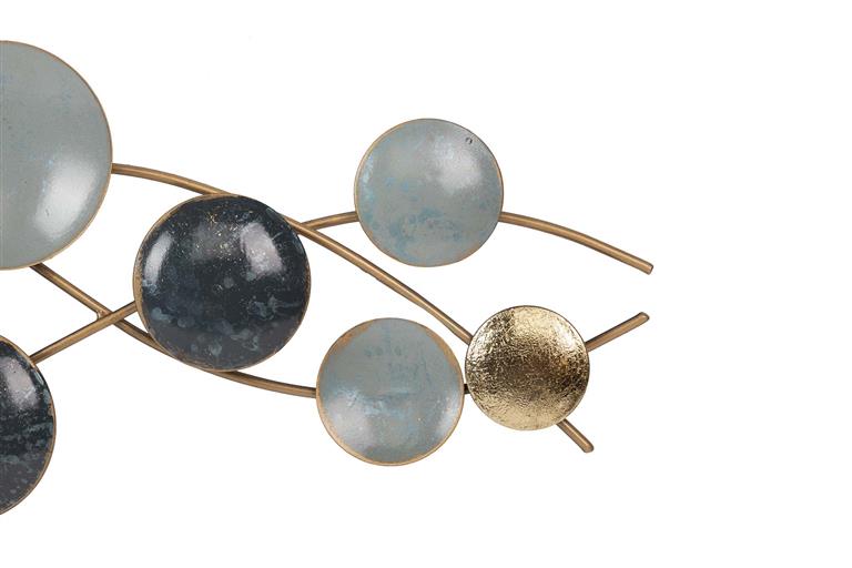 decoracion pared metal 88x4x24cm - Imagen 3