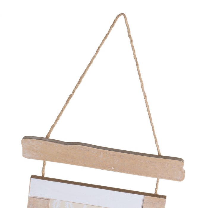 marco para foto multiple madera natural 18x1x55cm - Imagen 3