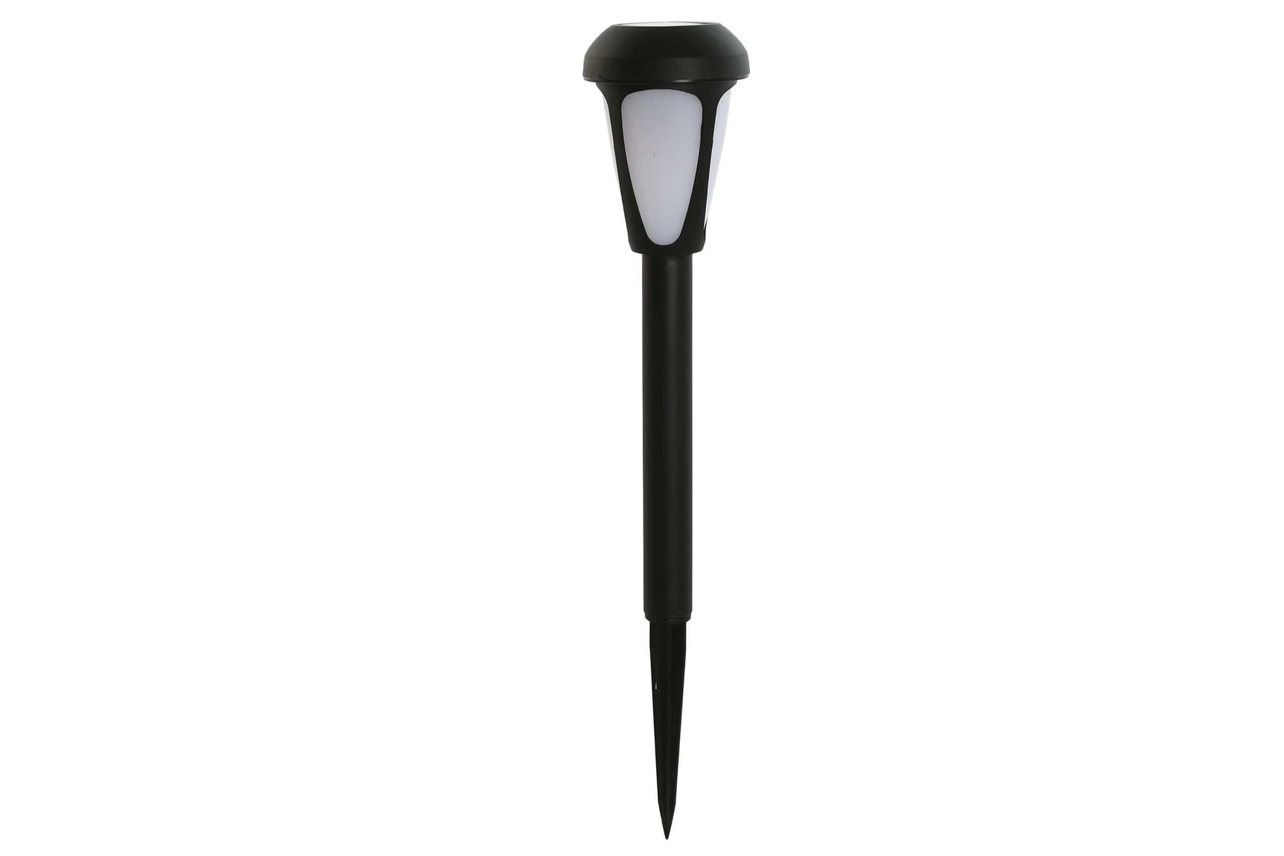 decoracion led solar negro 7x7x38cm