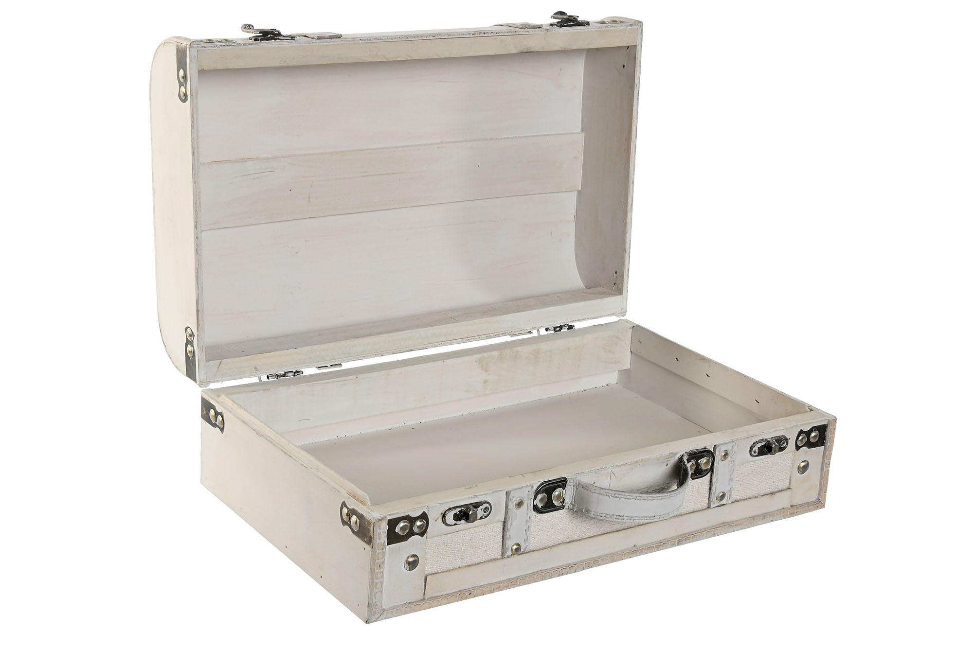 pack de 2 caja maletin madera dm borrequito 45x33x20cm - Imagen 2
