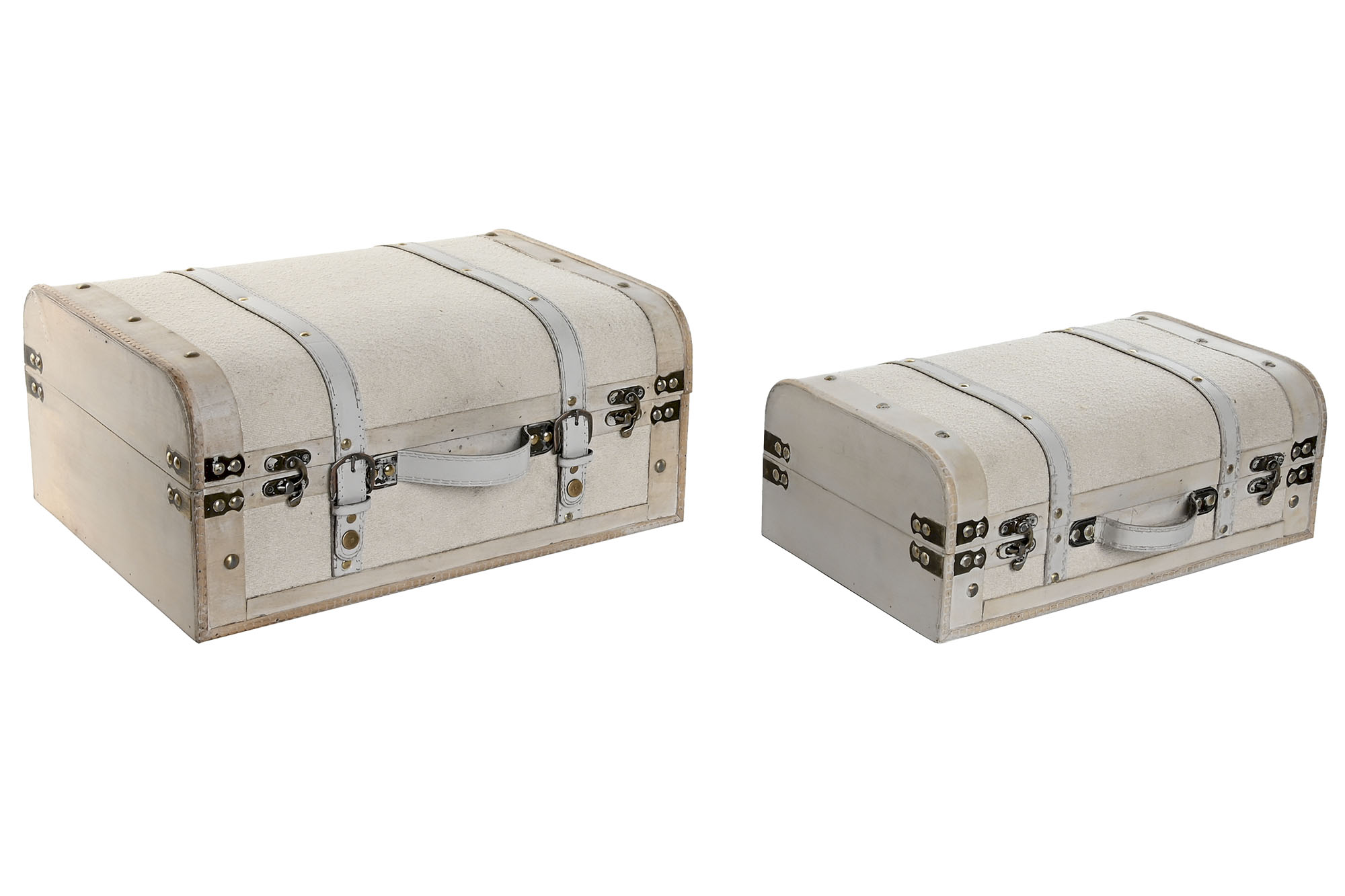 pack de 2 caja maletin madera dm borrequito 45x33x20cm - Imagen 4