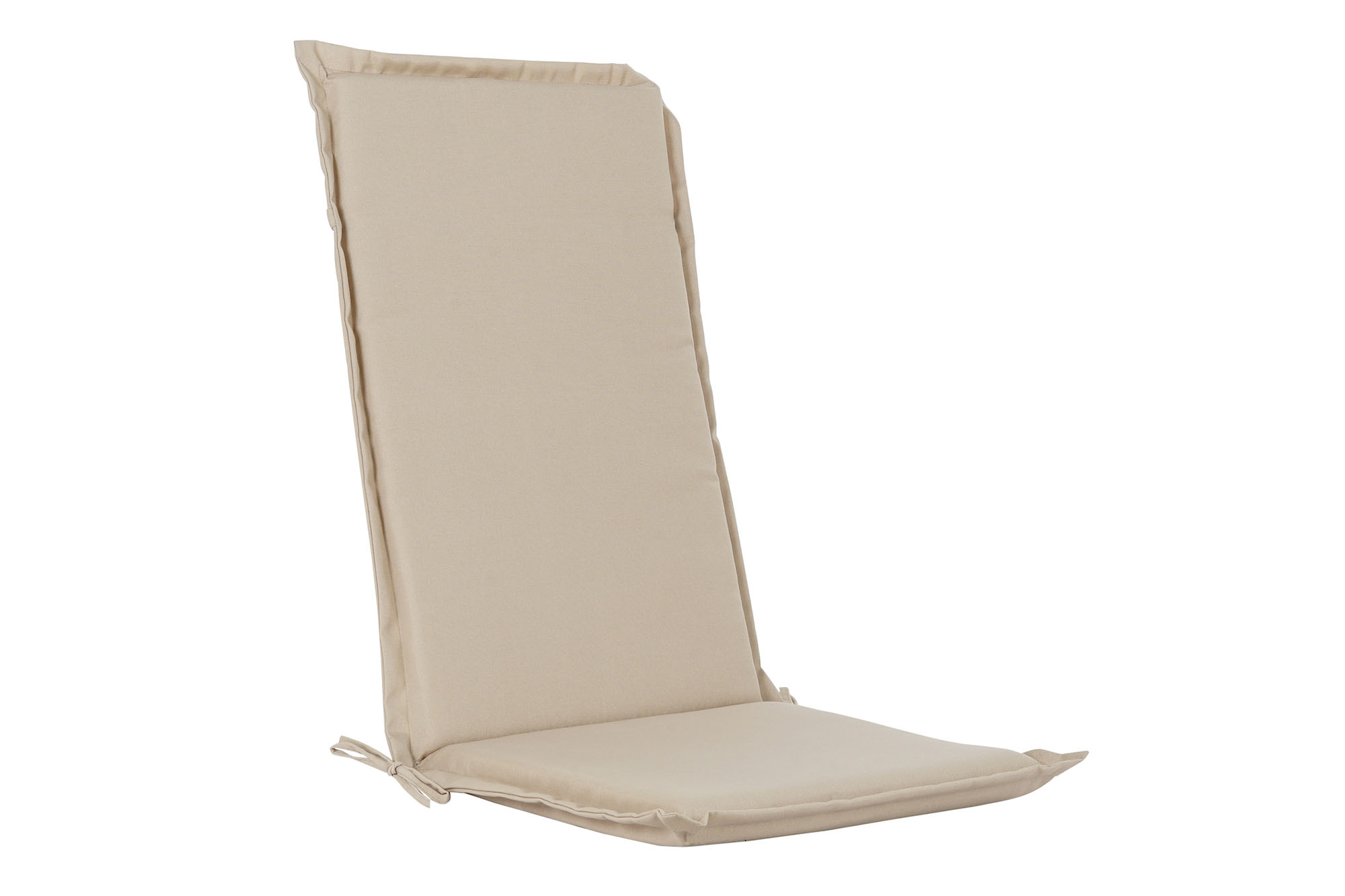 cojin silla poliester exterior impermeable beige 42x4x115cm 750gr