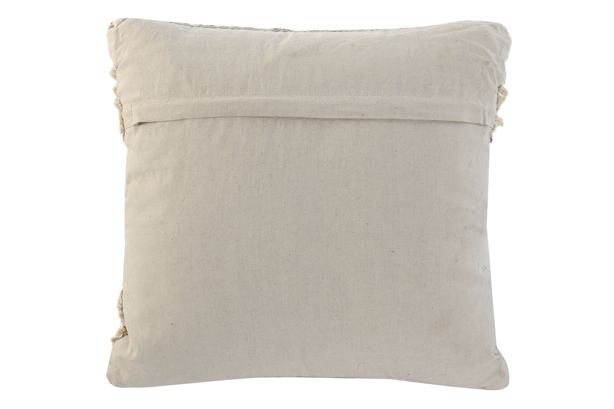 cojin decorativa de algodon yute hecho a mano 45x45cm 878gr - Imagen 4