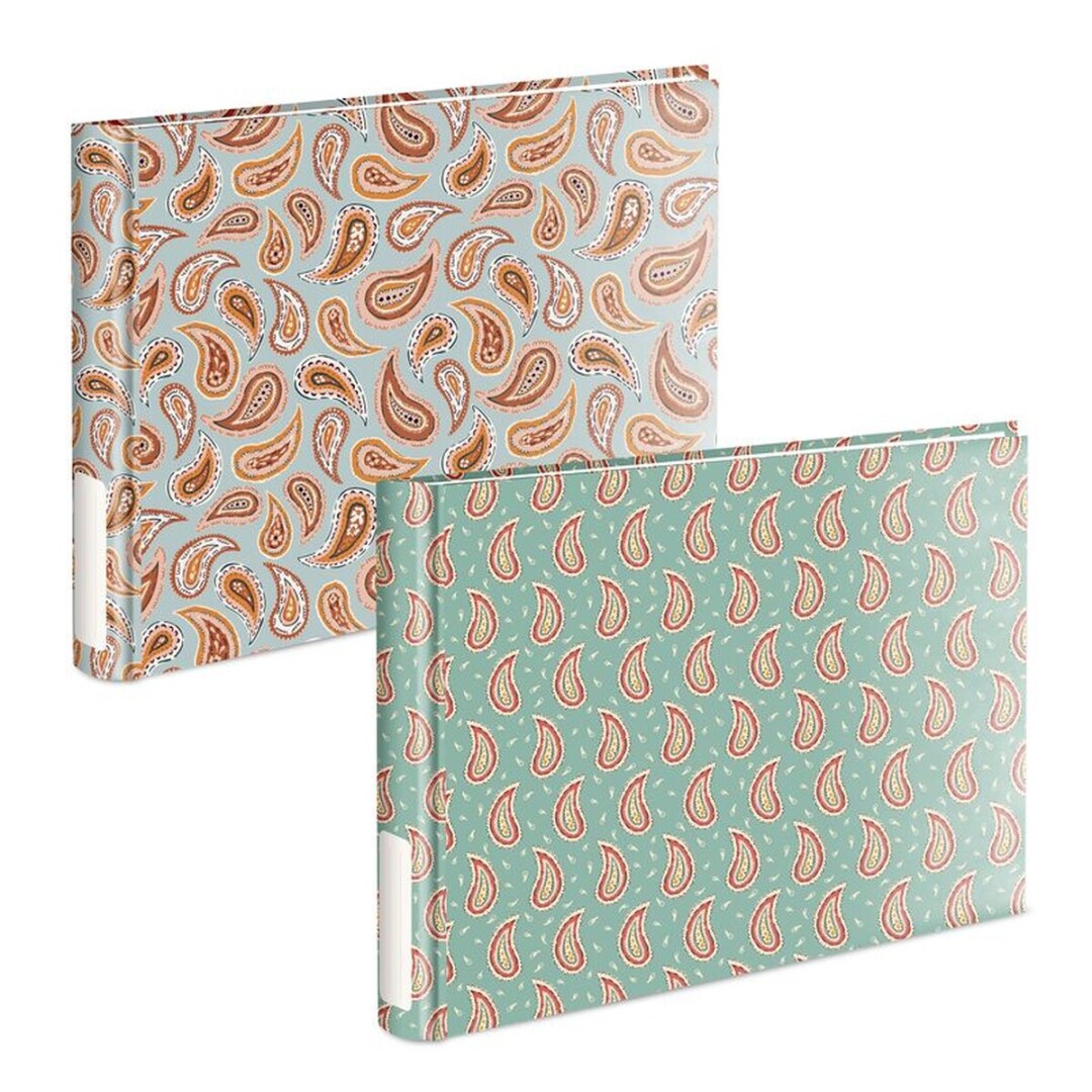 pack de 2 album adhesiva paisley 26×3.8x19cm