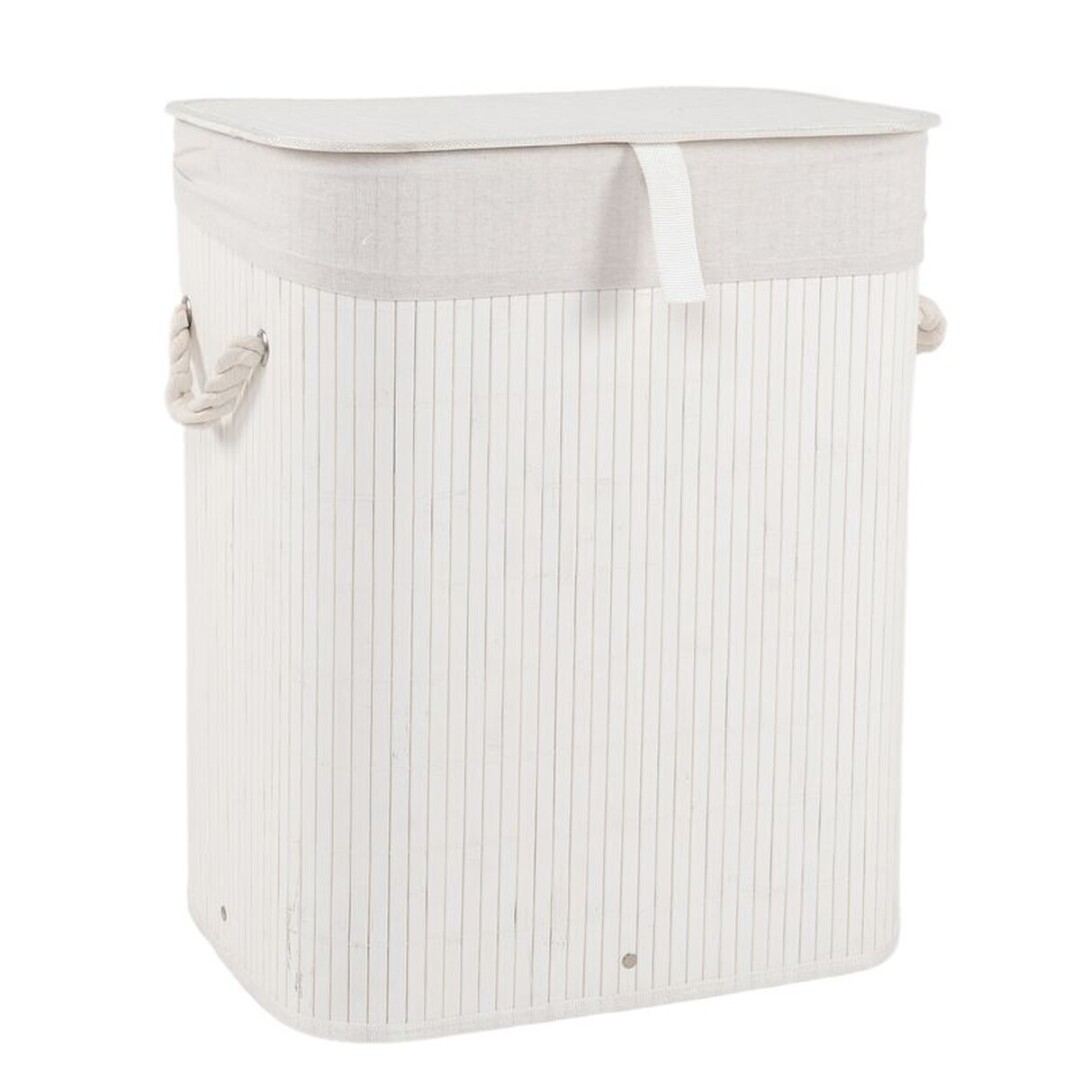 pongotodo rectancular bambu blanco 40x30x50cm