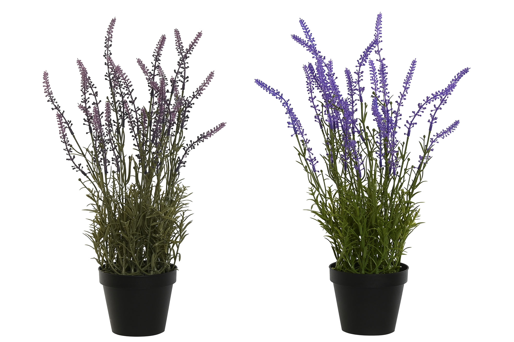 pack de 2 planta artificial lavanda 24x24x46cm