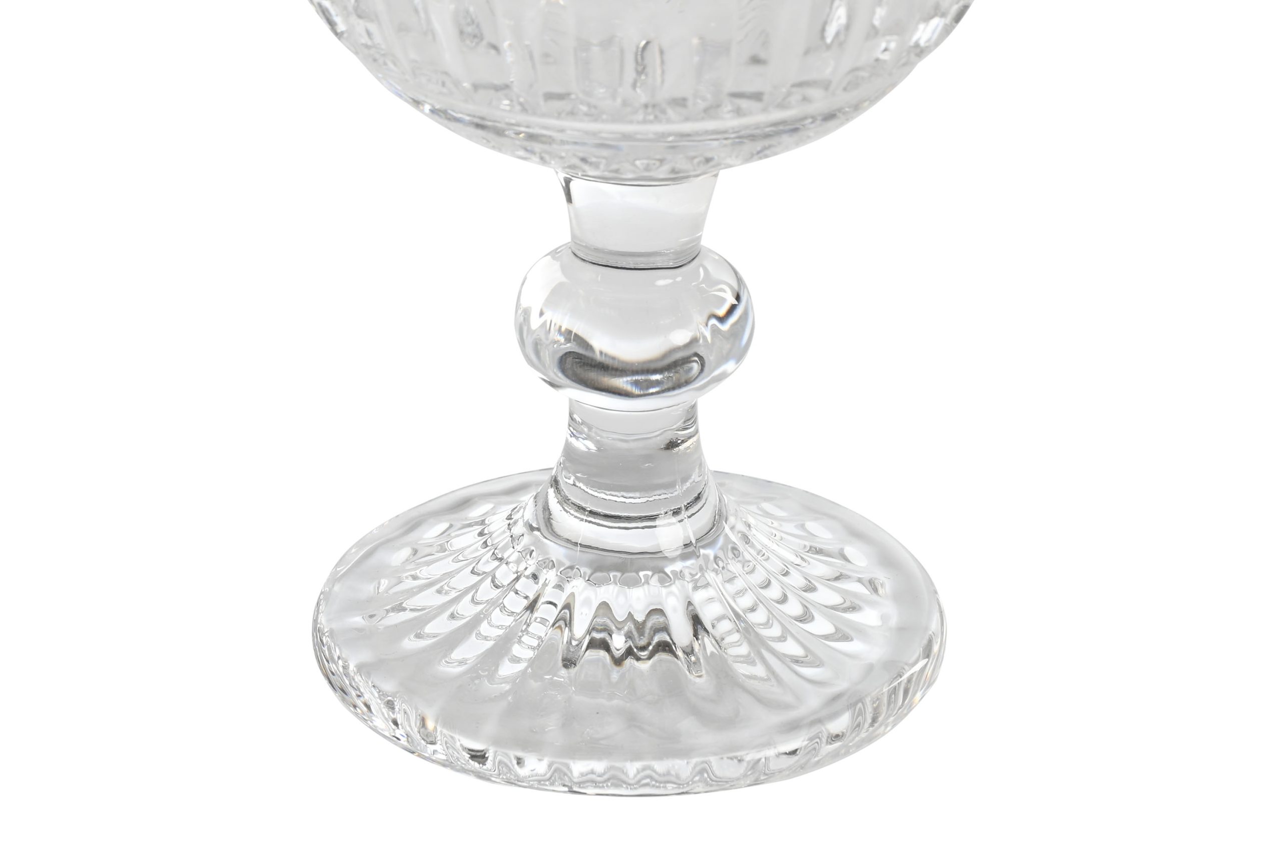 pack de 6 copa de cristal rayado vino 380ml 9x9x16.50cm - Imagen 2
