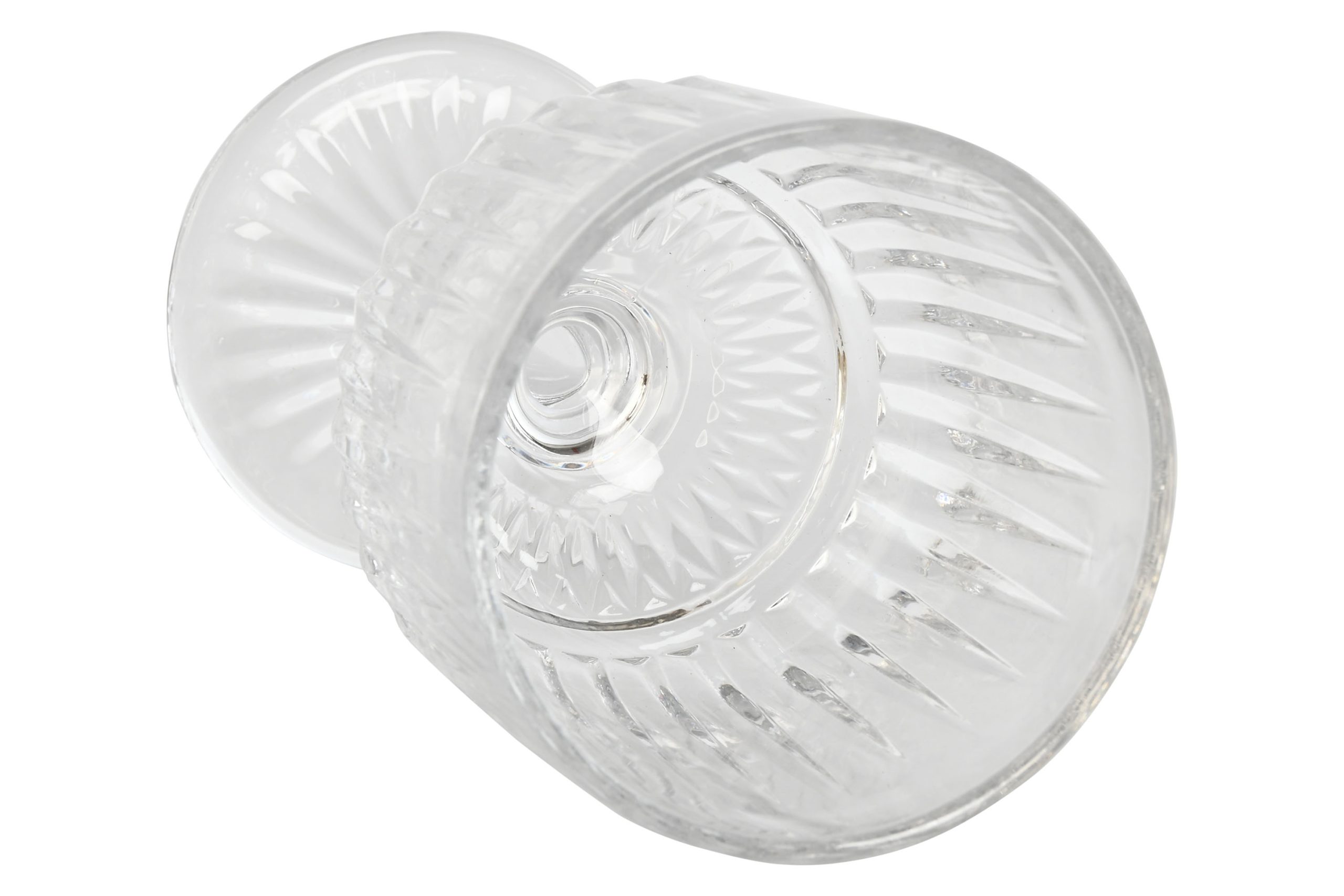 pack de 6 copa de cristal rayado vino 380ml 9x9x16.50cm - Imagen 3