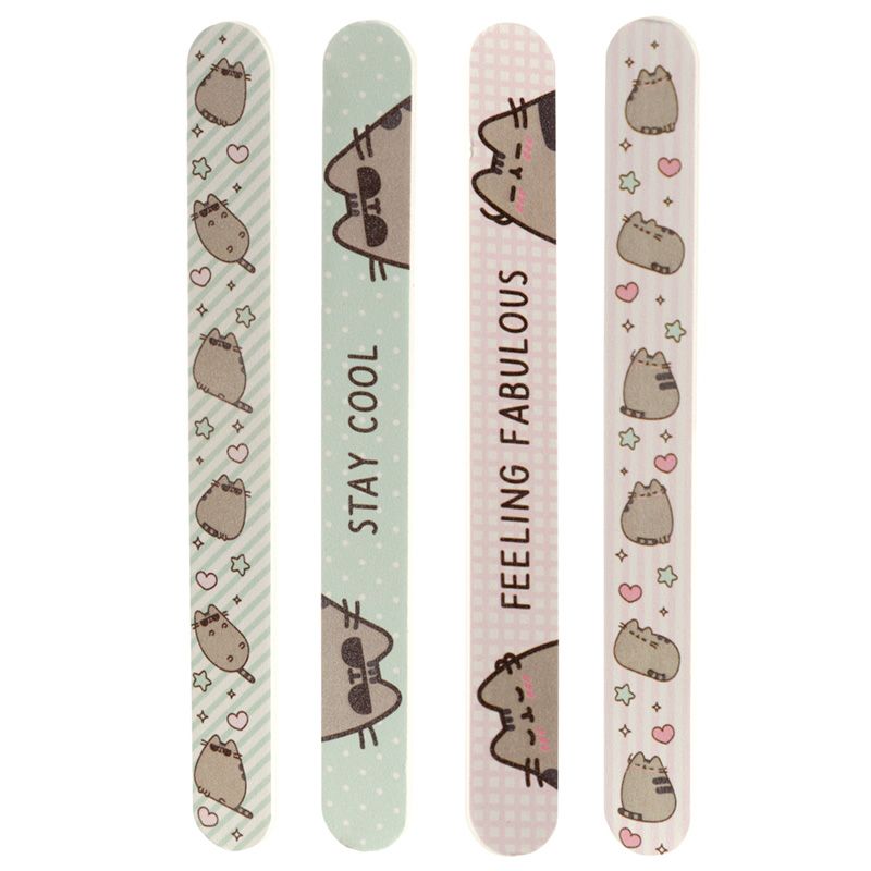 pack 4 Limas de Uñas Gato Pusheen
