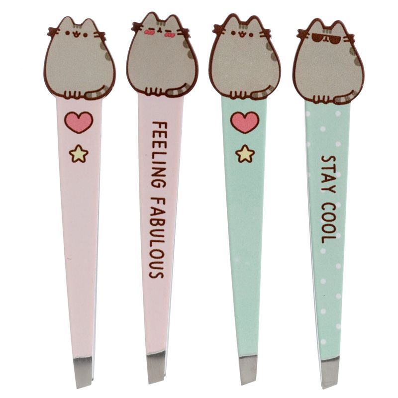 Pack 4 Pinzas para Depilar Gato Pusheen