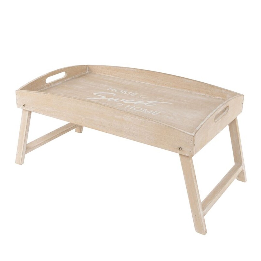 bandeja de madera con patas 50x30x6.5cm
