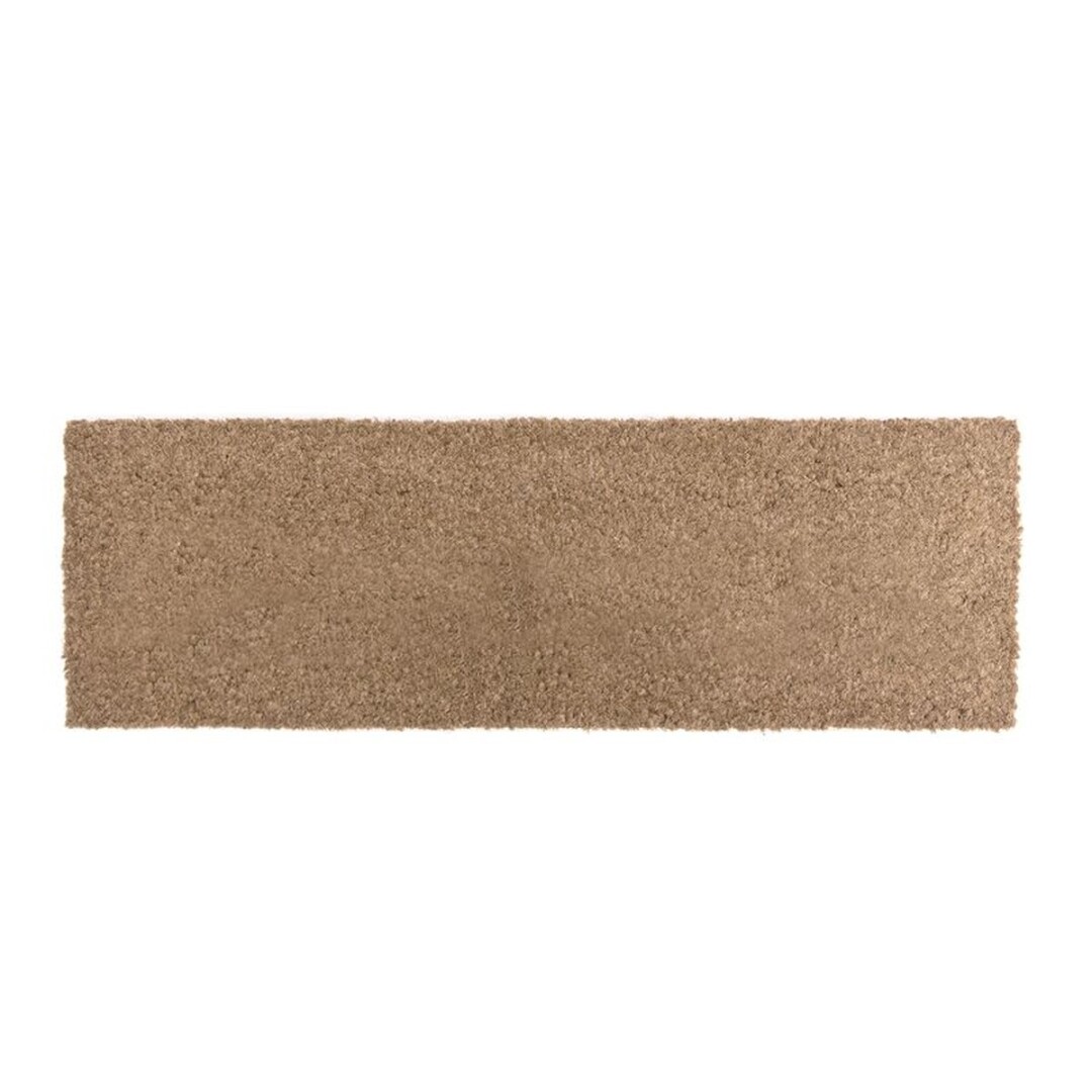 felpudo antideslizante estrecho fibra de coco 25x75cm