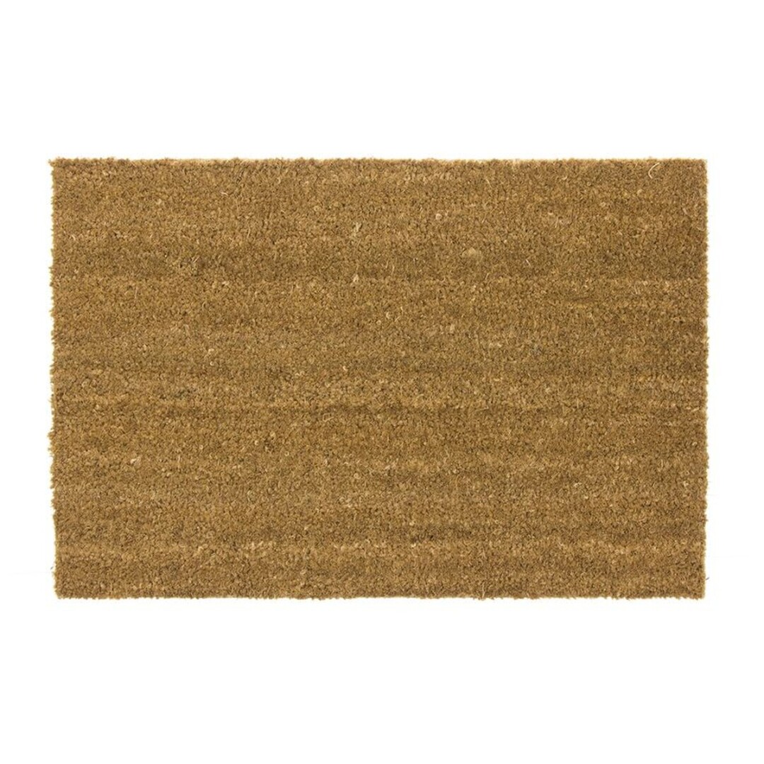 felpudo antideslizante liso fibra de coco 40x70cm