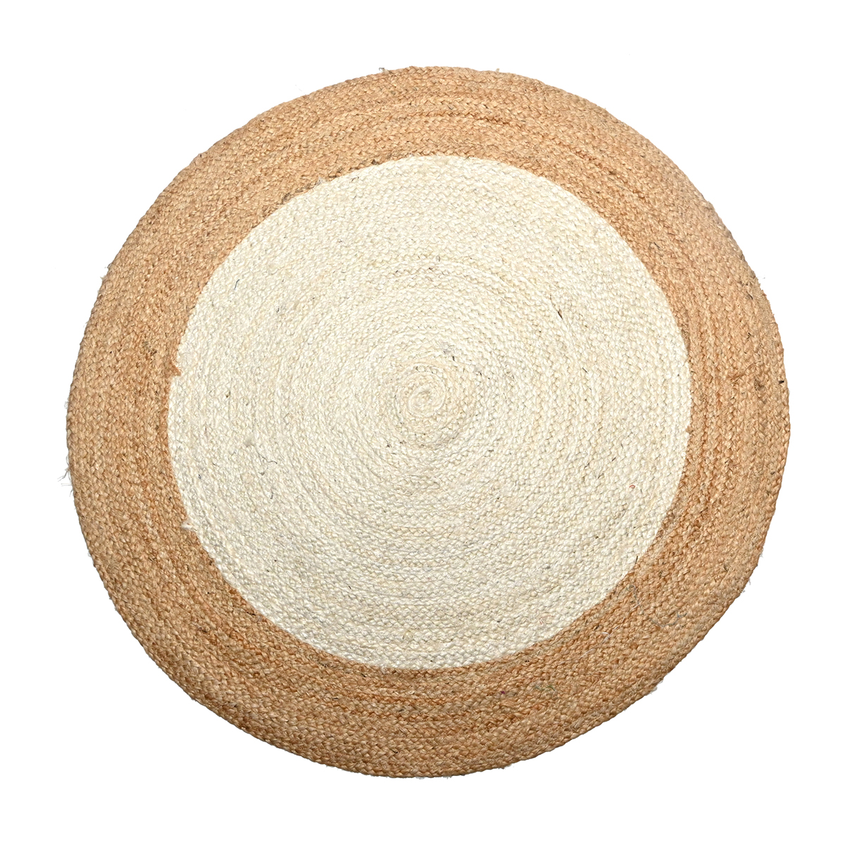 alfombra yute 90cm redondo