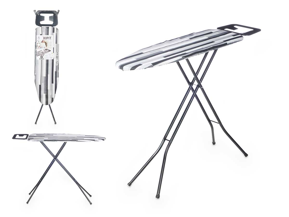 Tabla plancha 30x97cm rayas blanco negro