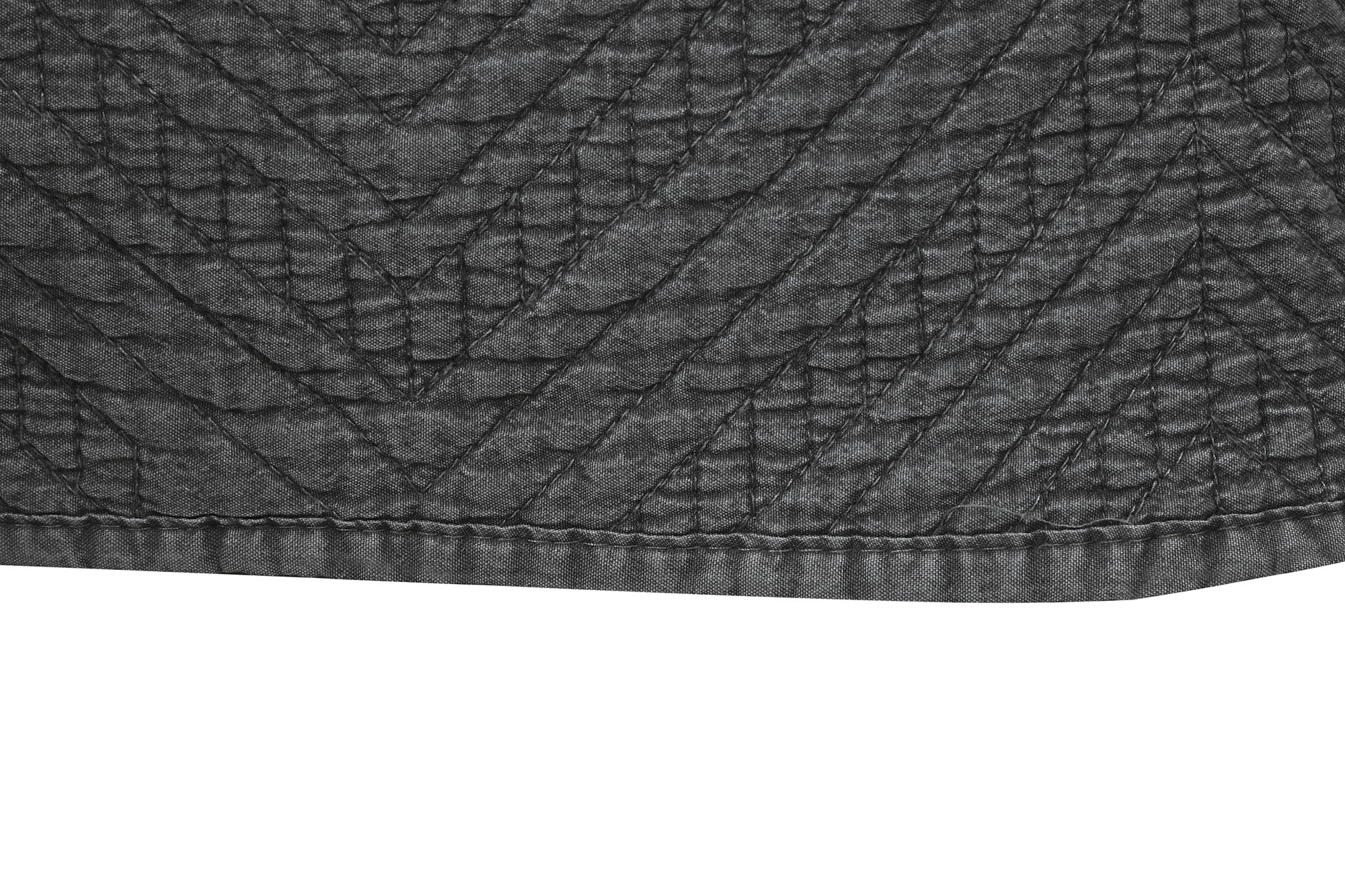 colcha poliester 180x260cm gris claro - Imagen 4