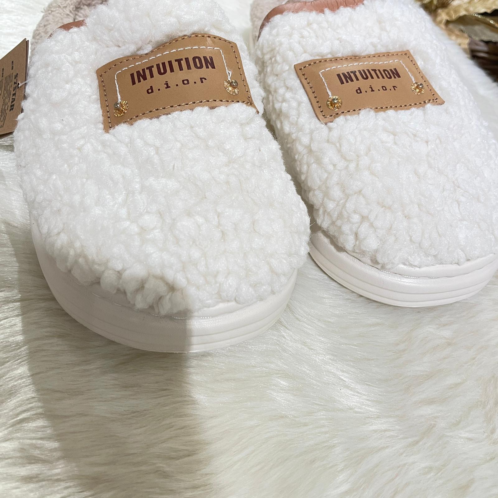 Zapatillas Casa Mujer borreguito Invierno Peluche Cloudyzz Confortables Cálido Antideslizantes Pantuflas Interior Exterior - Imagen 4