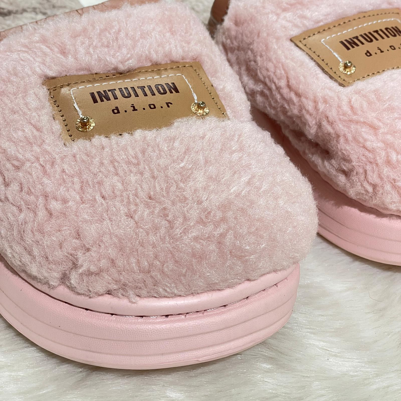 Zapatillas Casa Mujer borreguito Invierno Peluche Cloudyzz Confortables Cálido Antideslizantes Pantuflas Interior Exterior - Imagen 5