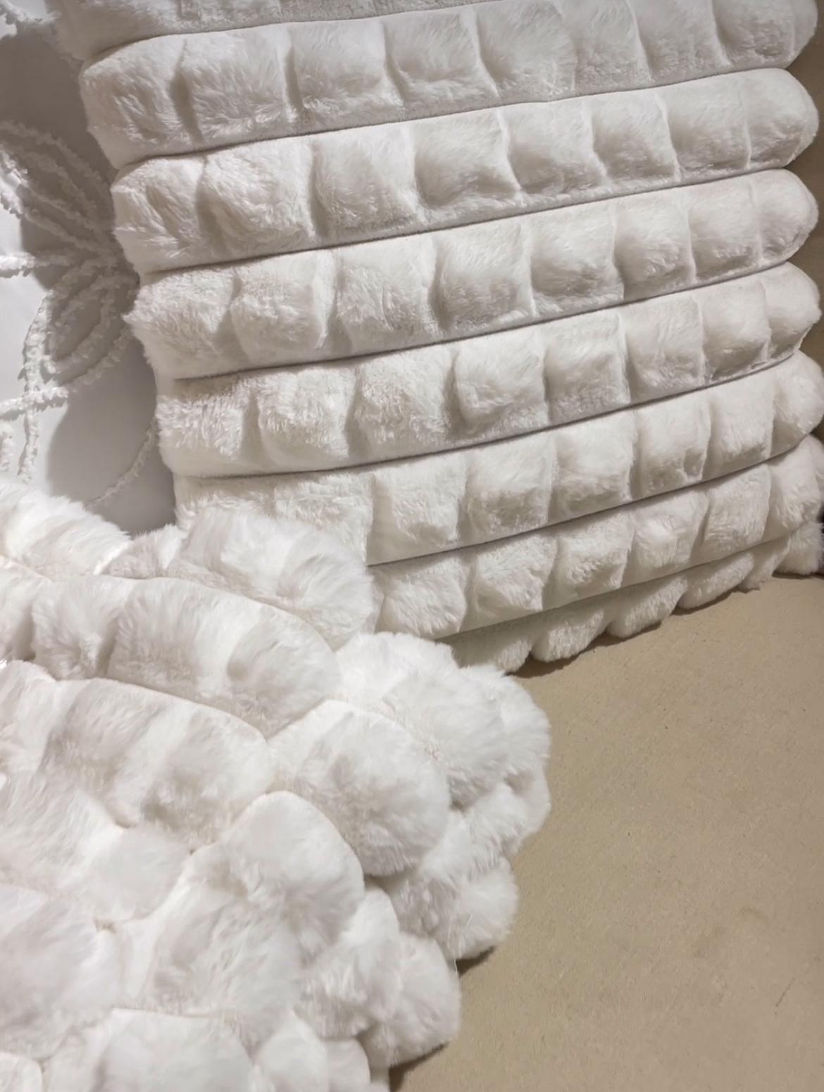 cojin Suave Invierno Decoracion para Cama Oficina Dormitorio 45x45
