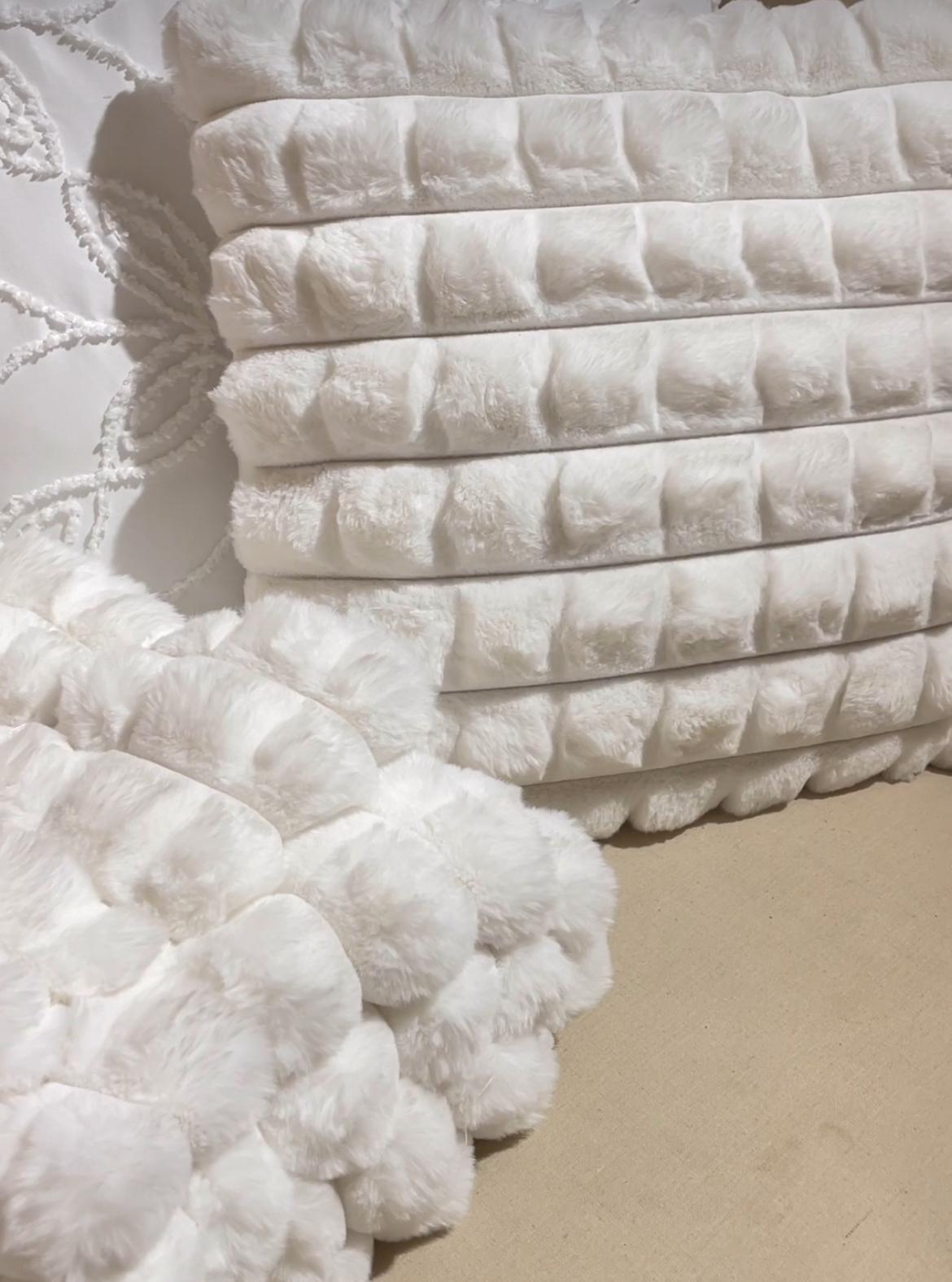 cojin Suave Invierno Decoracion para Cama Oficina Dormitorio 45x45 - Imagen 3