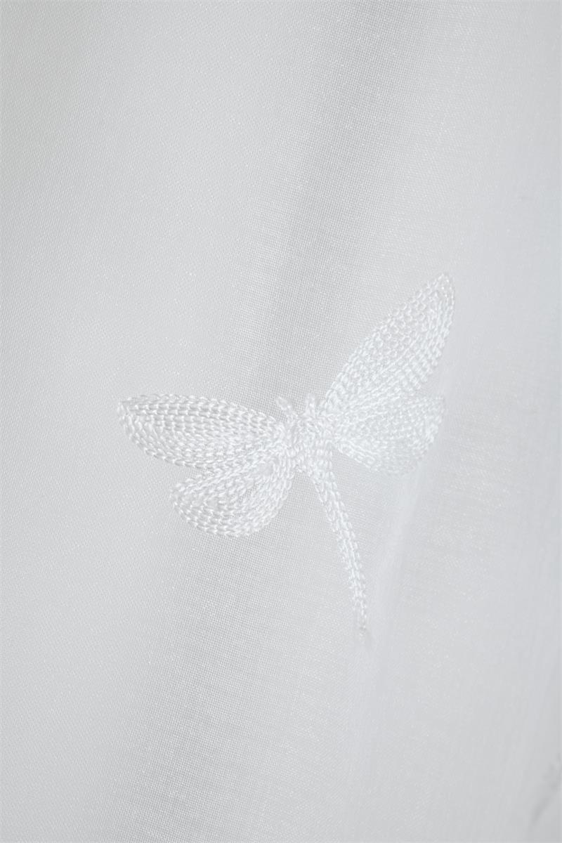 Cortina visillo libelula blanco 140x260 cm - Imagen 3