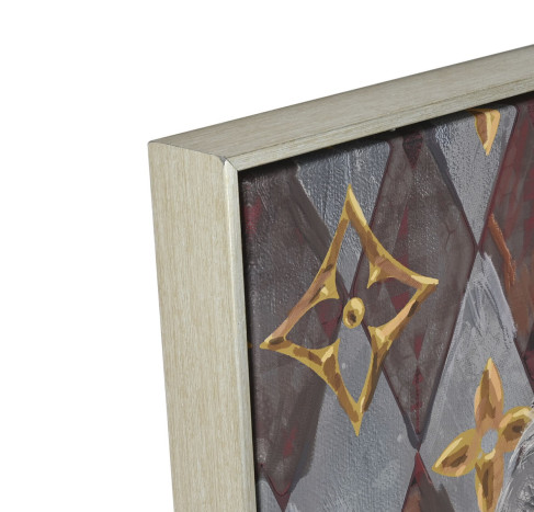 cuadro lienzo gorila gentleman 82x3.5x122 cm - Imagen 2