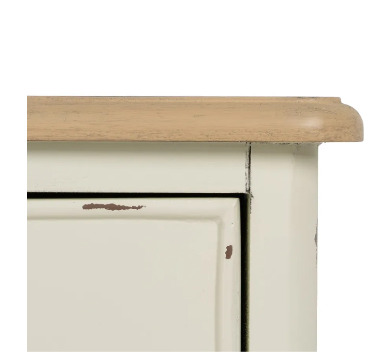 cómoda natural - crema madera 100x45x80 cm - Imagen 5