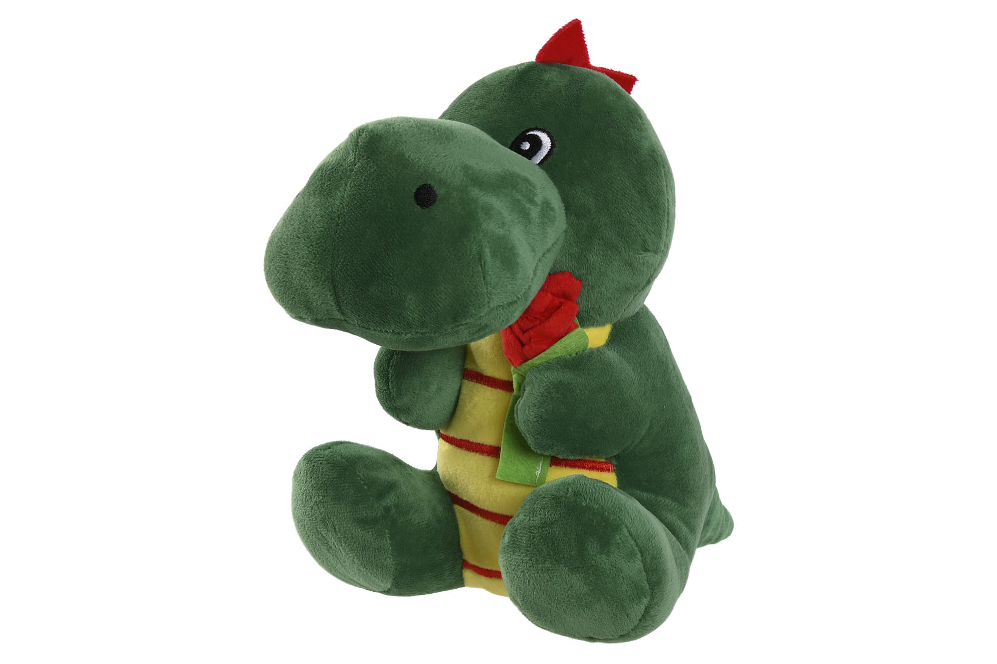 peluche dragon sant jordi grande poliester 12x12x25cm