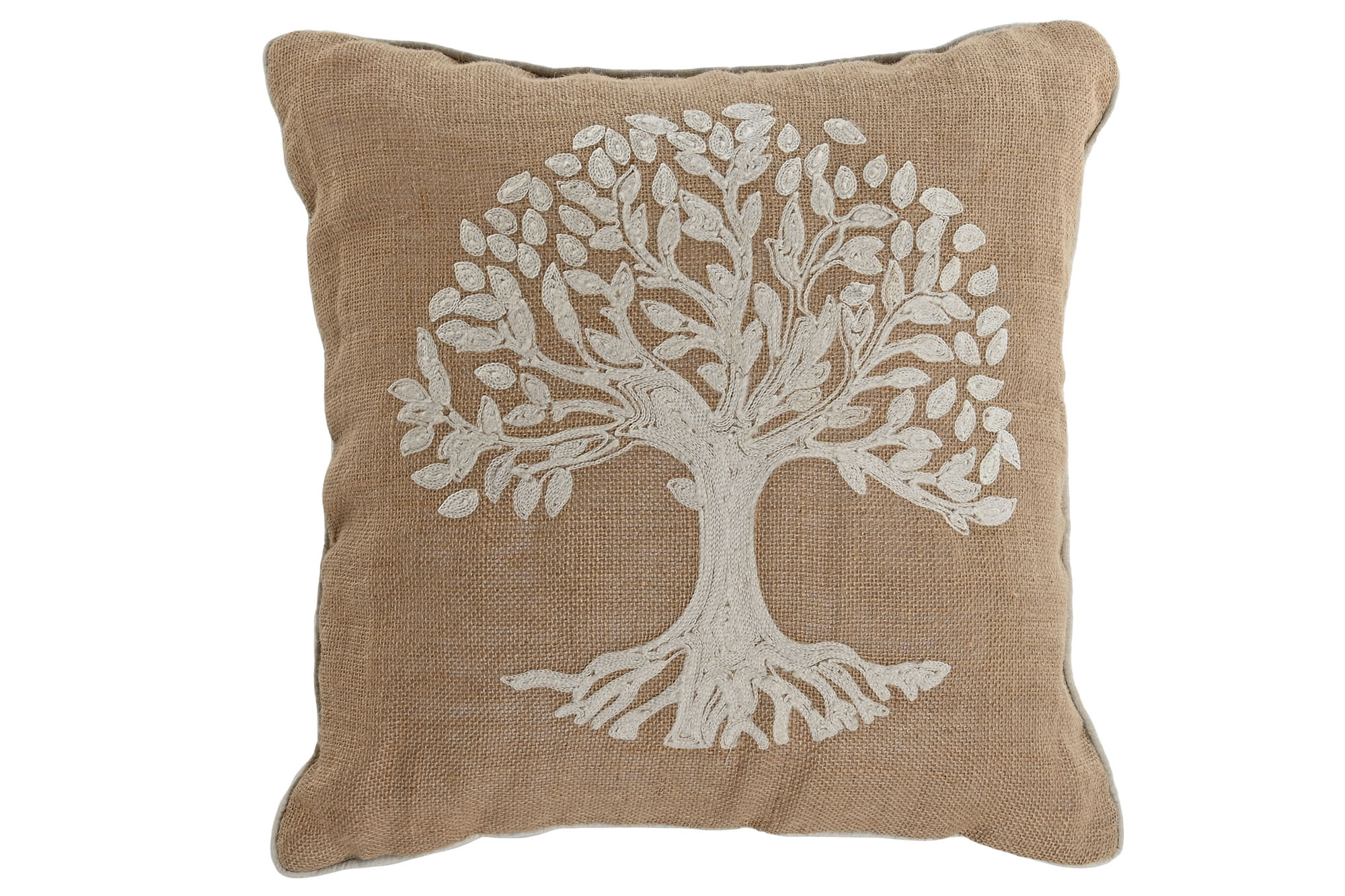 cojin yute arbol 45x15x45cm