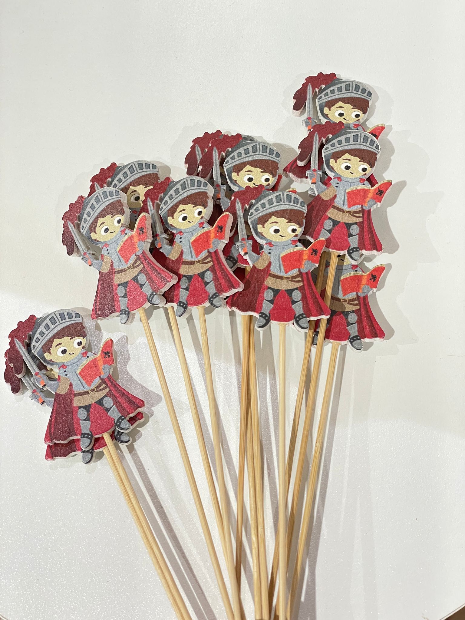 pack de 12 pins madera Sant jordi - Imagen 4