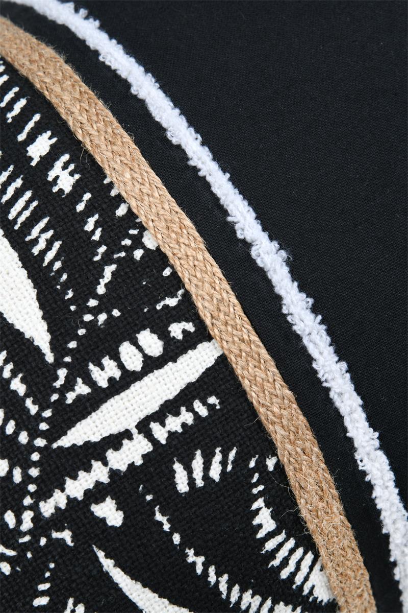 COJIN ZIANA NEGRO 30X50cm - Imagen 4