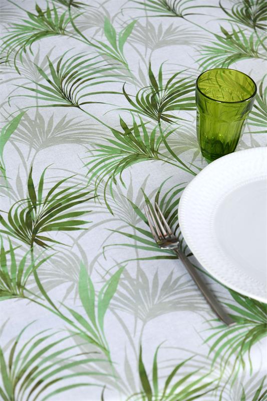 MANTEL PALMIRA VERDE 140X240cm - Imagen 2