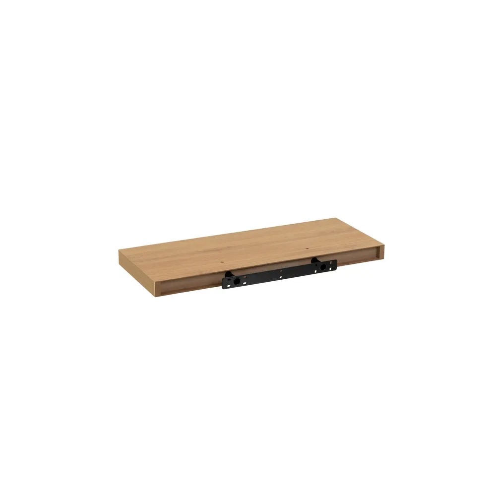 estanteria mdf roble miel 60x24x4cm - Imagen 2
