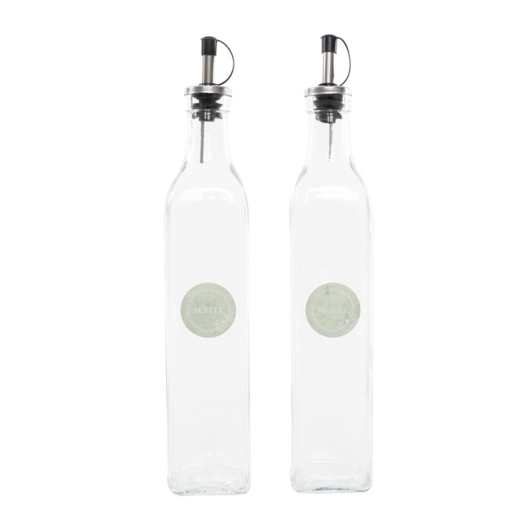 pack de 2 aceitera cristal 500ml