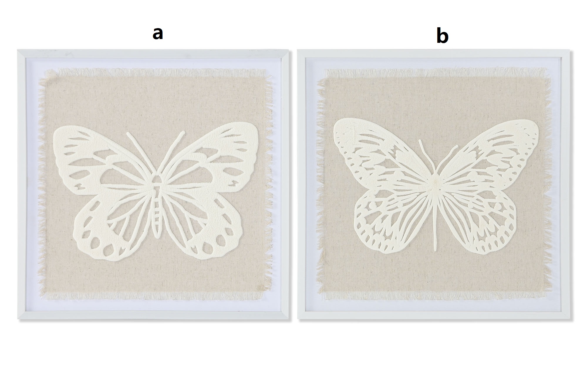 cuadro foam mariposa 3d 40x2.2x40cm