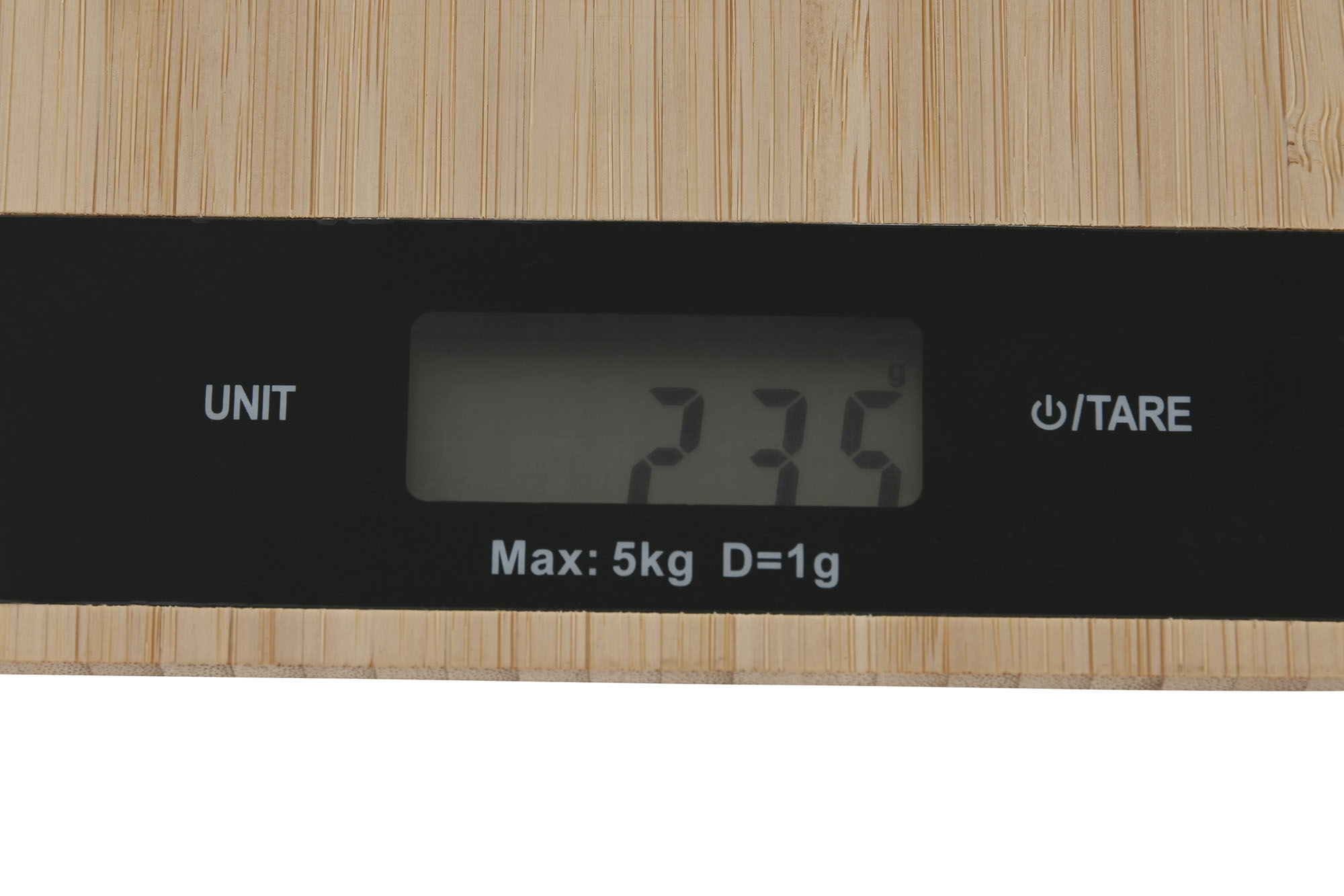 bascula digital cocina bambu 21.5x15x1.8cm - Imagen 2