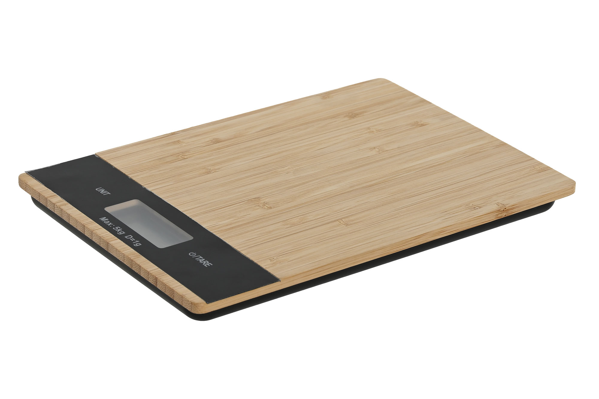 bascula digital cocina bambu 21.5x15x1.8cm