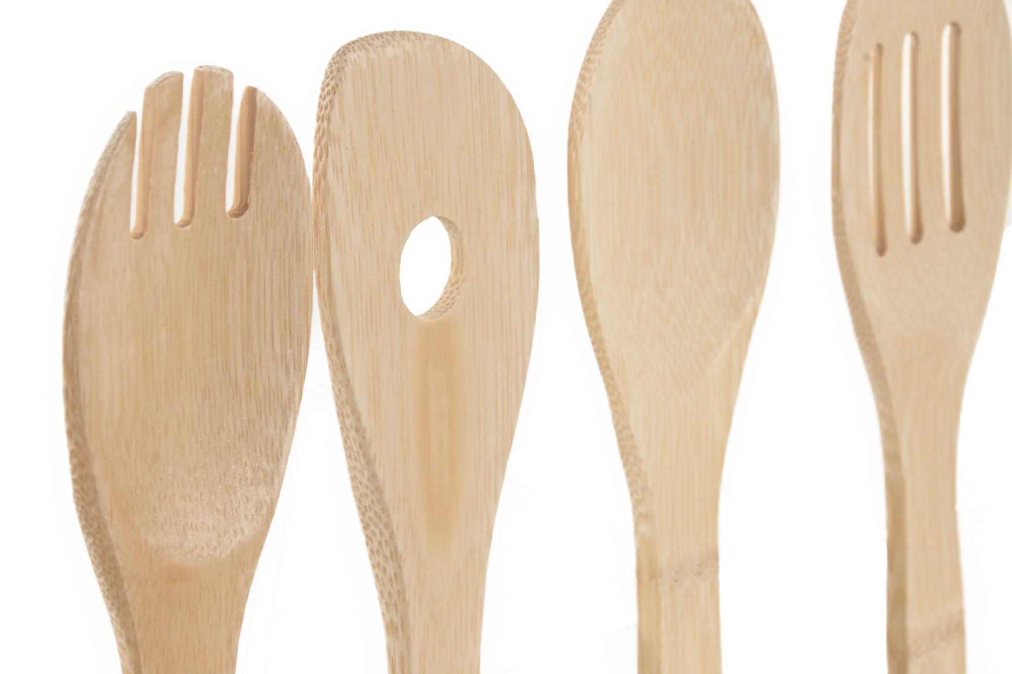 pack 4 utensilios bambu 6x1x30cm - Imagen 2