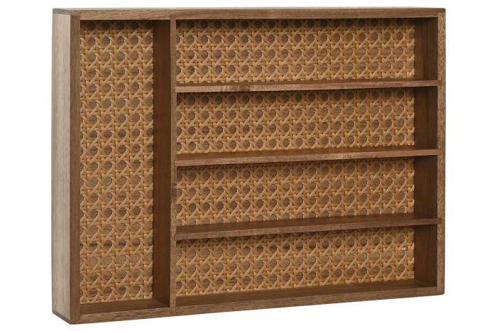 Cubertero madera acacia ratan - Imagen 4